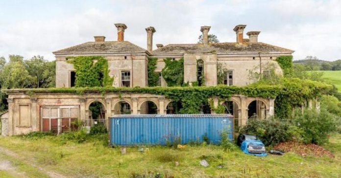 The abandoned Blackborough House is being converted into luxury apartments

