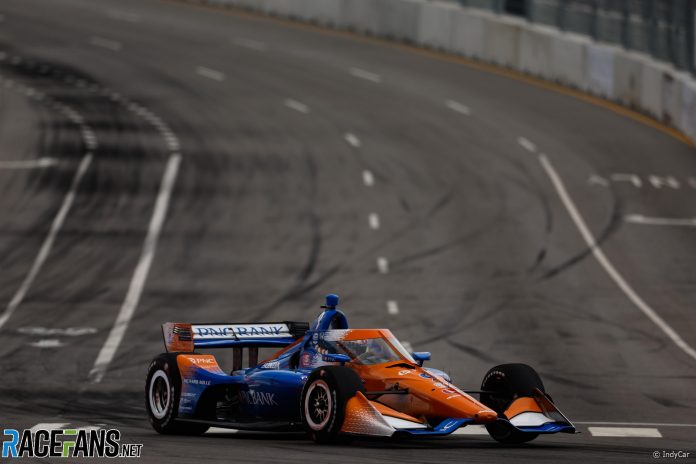 Dixon snatches improbable victory in another chaotic Music City Grand Prix RaceFans
