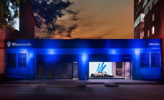 Maserati masters the art of the small showroom in Milan
